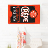 クレープフランスのス 横断幕 (インサイチュ)