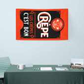 クレープフランスのス 横断幕 (トレードショー)