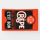 クレープフランスのス 横断幕 (横)