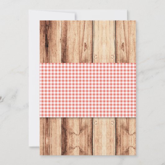 クレープブライダルシャワーの招待 招待状 (裏面)