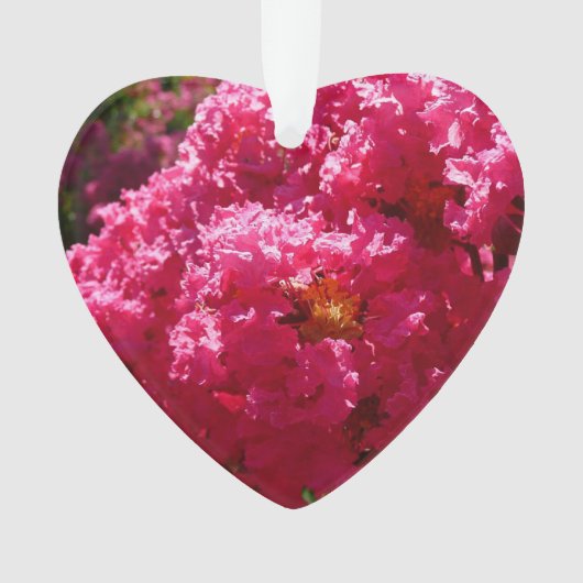 クレープマートルツリーマゼンタフローラ オーナメント (正面)