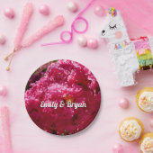 クレープマートルツリーマゼンタフローラ ペーパープレート (パーティー)