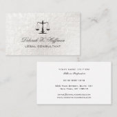 クレープ紙法フェミニン的司法スケール 名刺 (正面/裏面)