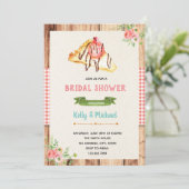 クレープ ブライダルシャワー 招待状 (スタンド正面)