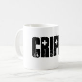 クレープ。マグに全部言わせなさい。 コーヒーマグカップ (正面左)