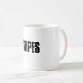 クレープ。マグカップに言わせなさい。 コーヒーマグカップ (正面右)