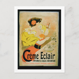 「クレームエクレア インスタントデザート」広告ポスター ポストカード