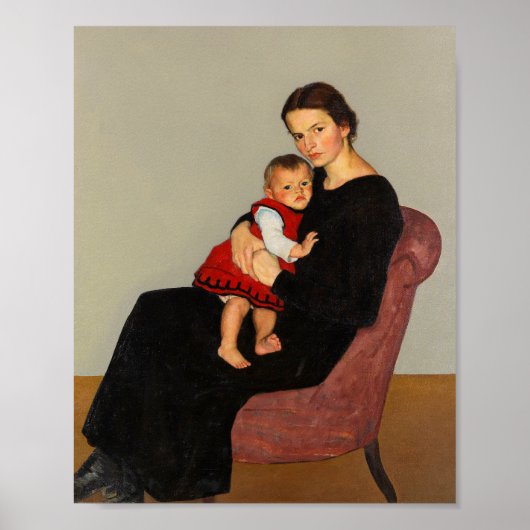 クレール・メイラードと娘 | ウィリ・メイラード ポスター (正面)