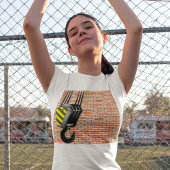 クレーンとフックの女の子Tシャツ Tシャツ