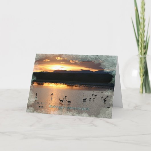 クレーンによって賛美される シーズンカード (正面)