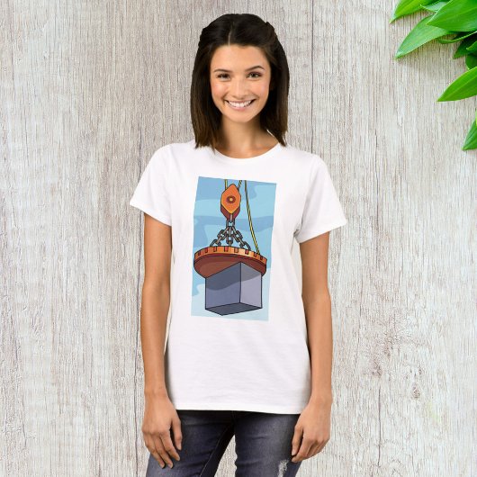 クレーンによる吊り上げ Tシャツ