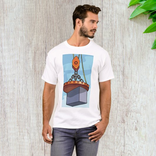 クレーンによる吊り上げ Tシャツ
