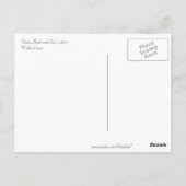 クレーンのアールヌーボースワンズ ポストカード (裏面)