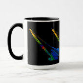 クレーンのオペレータ熱狂するカラー北西クローラ早期 マグカップ (左)