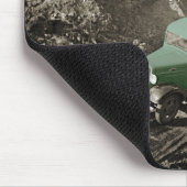 クレーンのカラスプラッシュシボレー運転技術者 マウスパッド (コーナー)