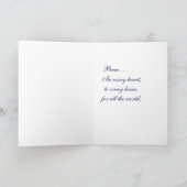 クレーンの平和-クリスマスの天使 シーズンカード (内部)