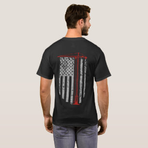クレーンの操縦士のワイシャツ Tシャツ