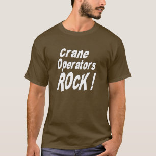 クレーンの操縦士の石! Tシャツ