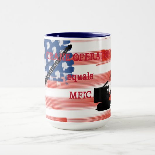 クレーンの操縦士はカスタムなMFICに完全に匹敵します マグカップ (中央)