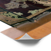 クレーンを描いたコロマンデルのスクリーン ポスター (角)