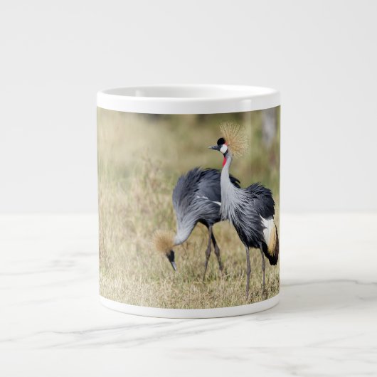 クレーンアットマサイマラ ジャンボコーヒーマグカップ (正面)