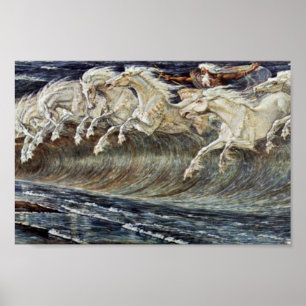 クレーンウォルターによる海王星の馬 ポスター