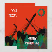 クレーンオペレーター ヴィンテージクローラークレーン ノースウェスト シーズンカード (正面/裏面)