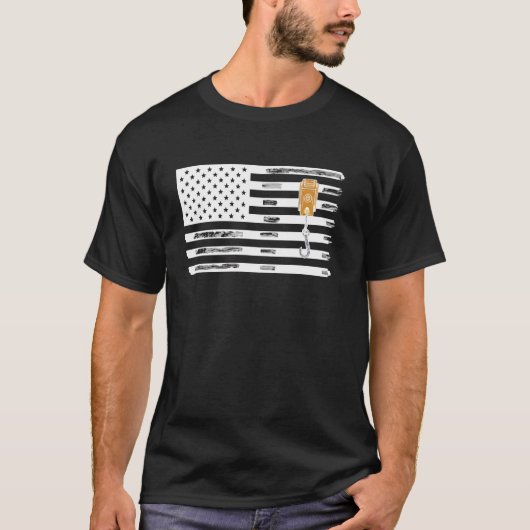 クレーンオペレーター 建設作業員 建築現場 T Tシャツ (正面)
