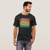 クレーンオペレータ 世界で一番平凡なクレーンオペレータ Tシャツ (正面フル)