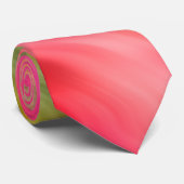 クレーンカラフルフラワーの波状組織 ネクタイ (ロール)