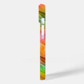 クレーンカラフルフラワーの波状組織 Case-Mate iPhoneケース (裏面 / 左)