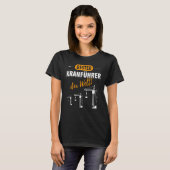 クレーンガイドクレーン駆動建築現場ことわざ Tシャツ (正面フル)