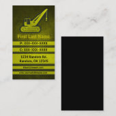 クレーングランジリフトカスタム建築カード 名刺 (正面/裏面)