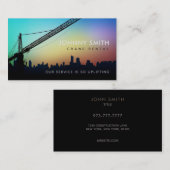 クレーンスローガンの名刺 名刺 (正面/裏面)