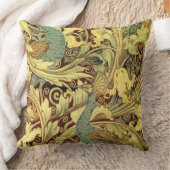 クレーンズアールヌーボーピーコックガーデン クッション (ブランケット)