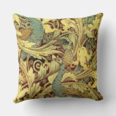 クレーンズアールヌーボーピーコックガーデン クッション (裏面)