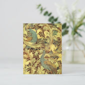 クレーンズアールヌーボーピーコックガーデン ポストカード (スタンド正面)