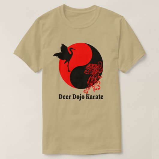 クレーンタイガー – Deer Dojo Tシャツ (デザイン正面)