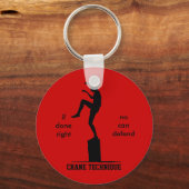 クレーンテクニック – 空手キッドNo Defensive キーホルダー (正面)