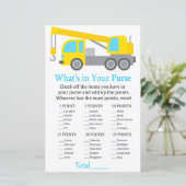 クレーントラックあなたの財布ゲームのベビーシャワーの何が (スタンド正面)