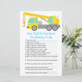 クレーントラックどのようにベビーシャワーゲームを知っている (スタンド正面)