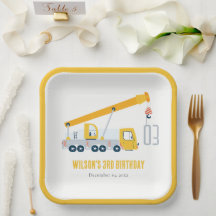 クレーントラック建築車両子供の誕生日