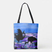 クレーンバーズトートバッグサンセットレイク トートバッグ (裏面)