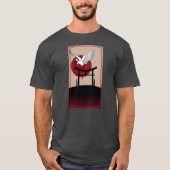 クレーンバードレトロヴィンテージ90スタイル 日本の Tシャツ (正面)