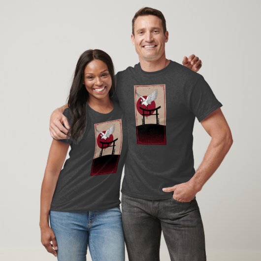 クレーンバードレトロヴィンテージ90スタイル 日本の Tシャツ (ユニセックス)