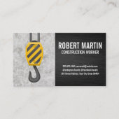 クレーンフック | プーリーウインチ建築 予約カード (正面)