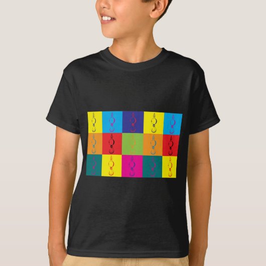 クレーンポップアート Tシャツ (正面)