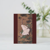 クレーンワナベシ日本のファインアート ポストカード (スタンド正面)