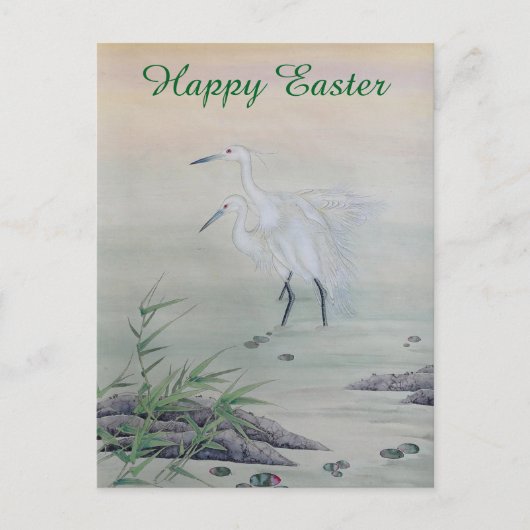 クレーン中国の川 シーズンポストカード (正面)