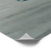 クレーン中国の川 ポスター (角)